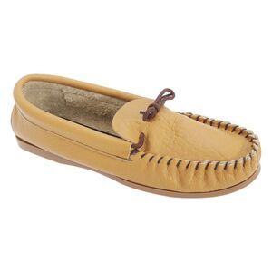 Mokkers Mens Gordon Softie Leather Moccasin Slip-on Slippers /Indoor Footwear /